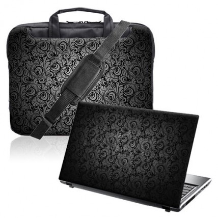 Torba na notebooka laptopa 15" - 15.6" + vinylowa okładka na lapropa